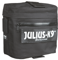 Julius-K9 2 Packtaschen - schwarz