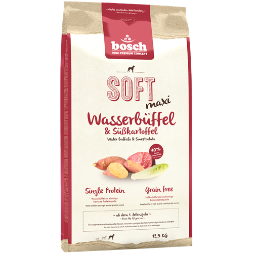 bosch HPC Soft Maxi Wasserbüffel & Süßkartoffel - 12,5 kg 