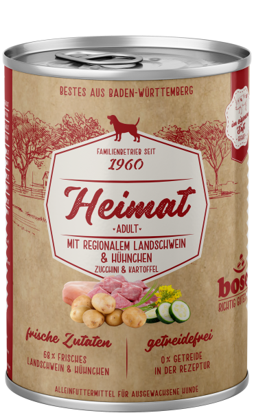bosch Heimat Dose Adult - 400 g - Landschwein & Hühnchen 