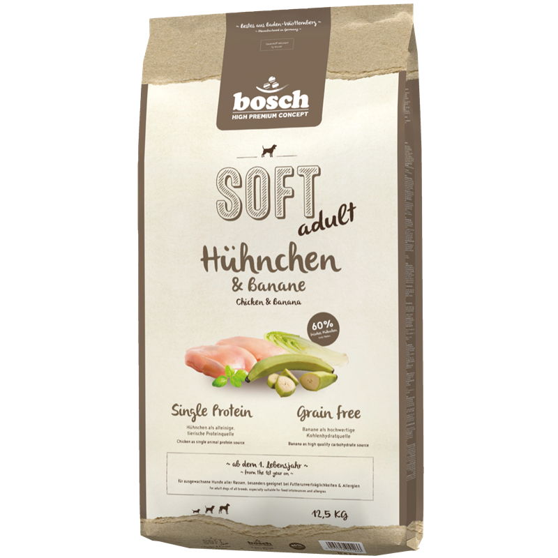 bosch HPC Soft Hühnchen & Banane - 12,5 kg 