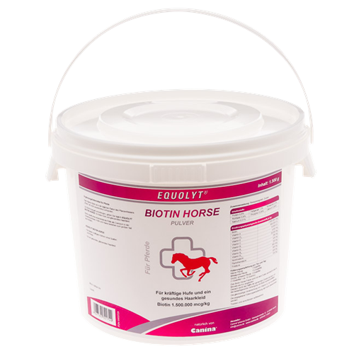 Canina EQUOLYT® Biotin Horse Pulver - 1,5 kg 