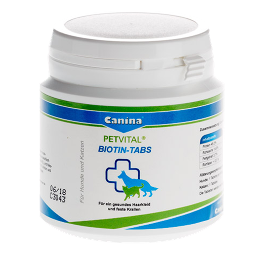 Canina PETVITAL Biotin-Tabs - 100 g 