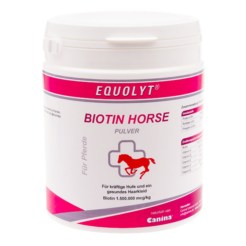 Canina EQUOLYT Biotin Horse Pulver - 500 g 
