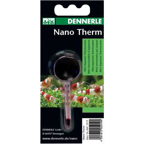 Dennerle Nanotherm - Mini-Thermometer - 6,5 cm 