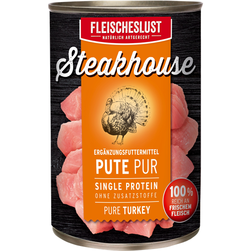 FLEISCHESLUST Steakhouse - 800 g - Pute Pur 