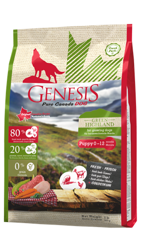 Genesis Pure Canada Dog - Green Highland Puppy - 907 g 