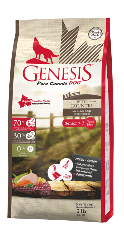Genesis Pure Canada Dog - Wide Country Senior - 2,27 kg 