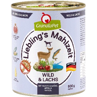 GranataPet Liebling's Mahlzeit - 800 g - Wild & Lachs 