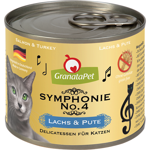 GranataPet Symphonie - 200 g - No. 4 Lachs & Pute 