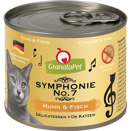 GranataPet Symphonie - 200 g - No. 7 Huhn & Fisch 