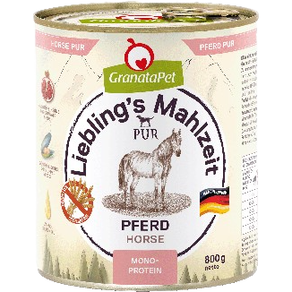 GranataPet Liebling's Mahlzeit PUR - 800 g - Pferd Pur 