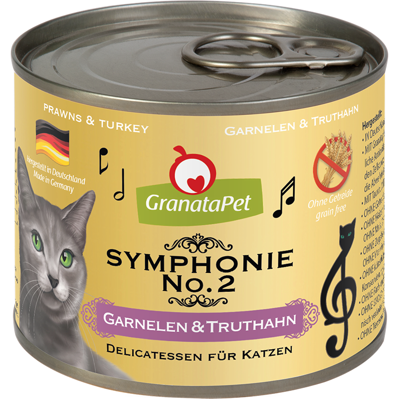 GranataPet Symphonie - 200 g - No. 2 Garnelen & Truthahn 