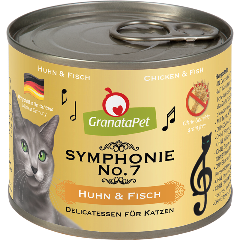 GranataPet Symphonie - 200 g - No. 7 Huhn & Fisch 