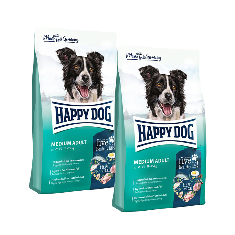 Happy Dog fit & vital Medium - 2 x 12 kg 