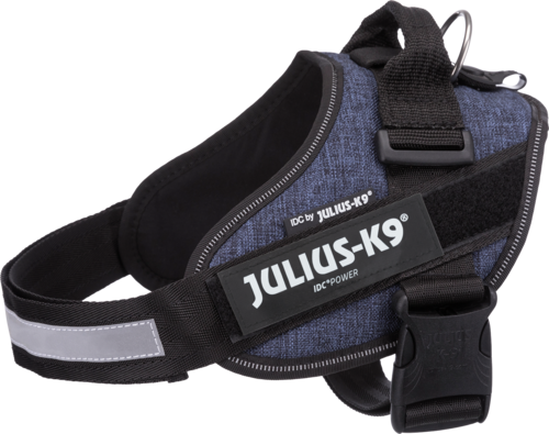 Julius-K9 IDC Powergeschirr jeans - M (58 – 76 cm) 