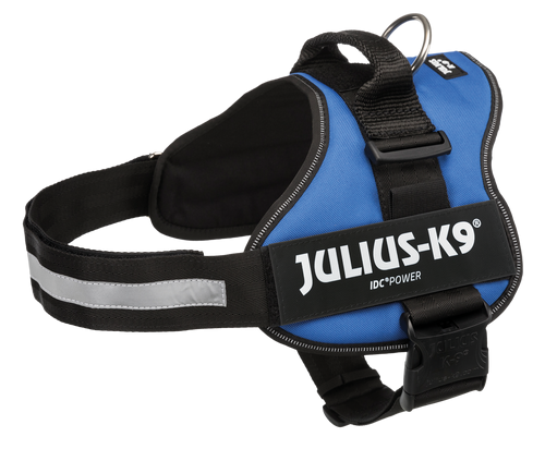Julius-K9 Powergeschirr blau - L (63 – 85 cm) 