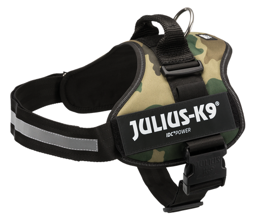 Julius-K9 Powergeschirr camouflage - L (63 – 85 cm) 