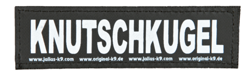 Julius-K9 Klettsticker 11 x 3 cm - Knutschkugel 
