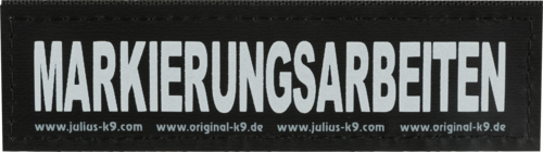Julius-K9 Klettsticker 11 x 3 cm- Markierungsarbeiten 
