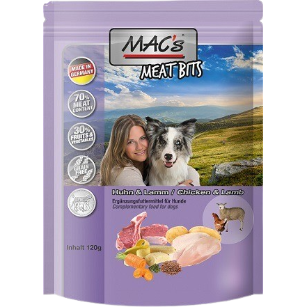 MAC's Dog Meat Bits - 120 g - Huhn & Lamm 