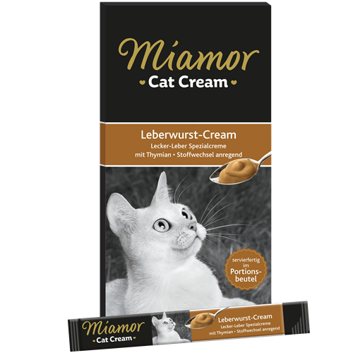Miamor Cat Cream - Malt-Cream - 6 x 15 g 