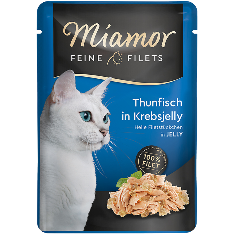 Miamor Feine Filets - 100 g - Thunfisch in Krebsjelly 