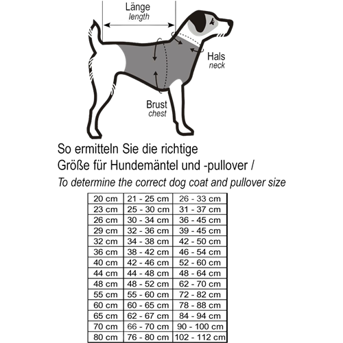 Nobby Hundepullover JILL - braun - 20 cm 