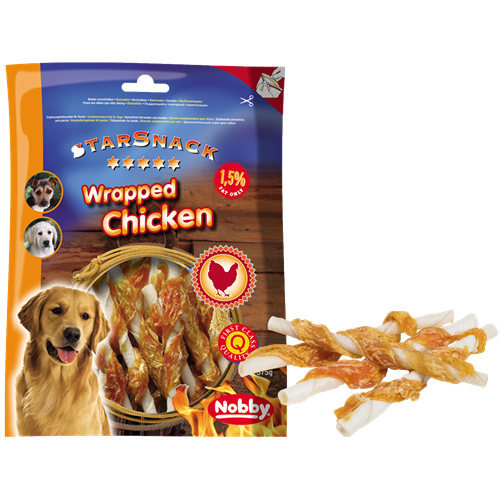 Nobby StarSnack Barbecue Wrapped Chicken - 375 g 