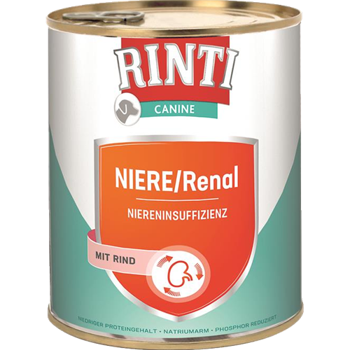 Rinti Canine - 800g - Niere / Renal Rind 