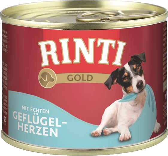 Rinti Gold - 185 g - Geflügelherzen 