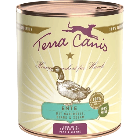 Terra Canis Menü Classic - 800 g - Ente mit Naturreis, Roter Bete, Birne & Sesam 