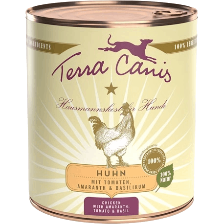 Terra Canis Menü Classic - 800 g - Huhn mit Amaranth, Tomaten & Basilikum 