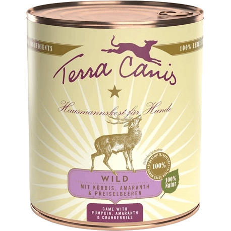 Terra Canis Menü Classic - 800 g - Wild mit Kürbis, Preiselbeeren & Amaranth 