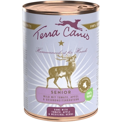 Terra Canis Senior - 400 g - Wild mit Tomate, Apfel & Gesundheitskräutern 