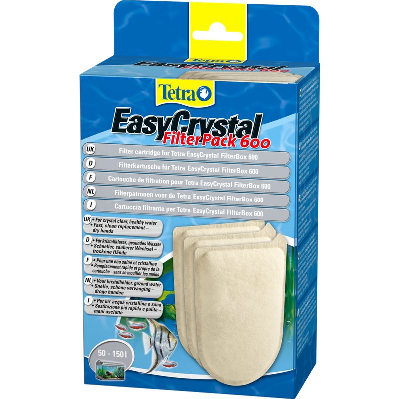Tetra EasyCrystal - Filter Pack 600 - 3 Stück 