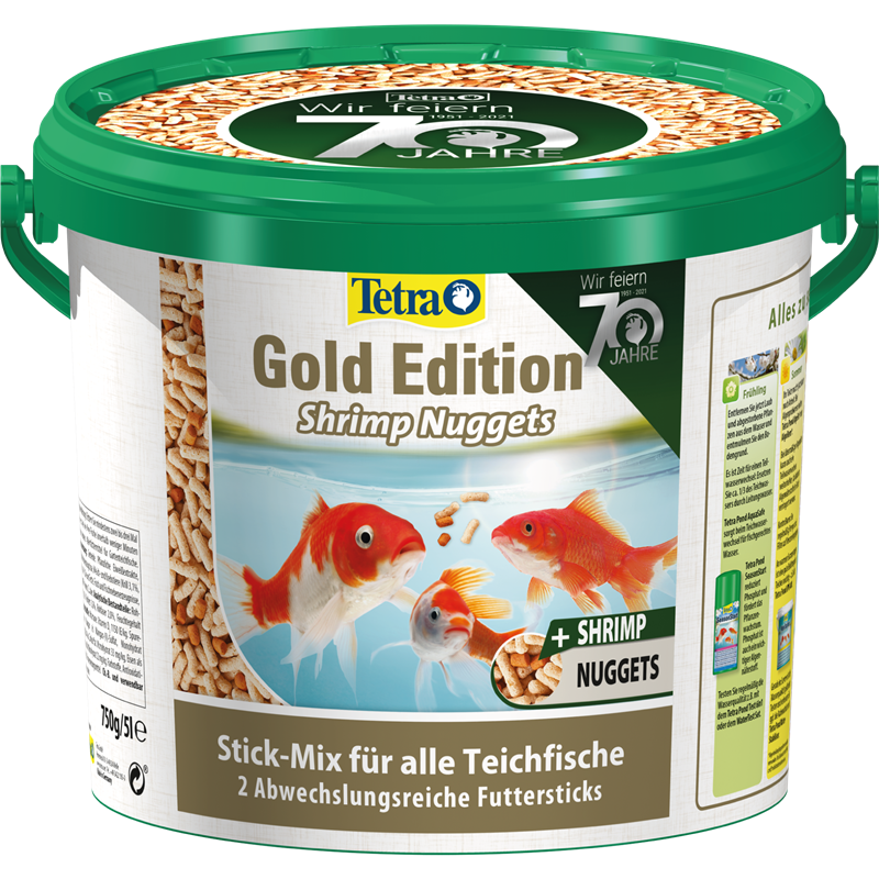 Tetra Pond Gold Edition Shrimp Nuggets - 5 l 