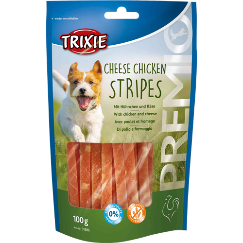 TRIXIE Premio Cheese Chicken Stripes - 100 g 