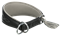 TRIXIE Active Comfort Windhundehalsband mit Zugstopp - schwarz / grau - XS (21 – 26 cm) 
