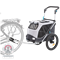 TRIXIE Fahrrad-Anhänger - S: 58 × 93 × 74 / 114 cm 