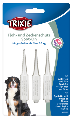 TRIXIE Floh- & Zeckenschutz Spot-On - 3 × 5 ml 