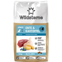 Wildsterne Ente & Kartoffel Junior - 15 kg 