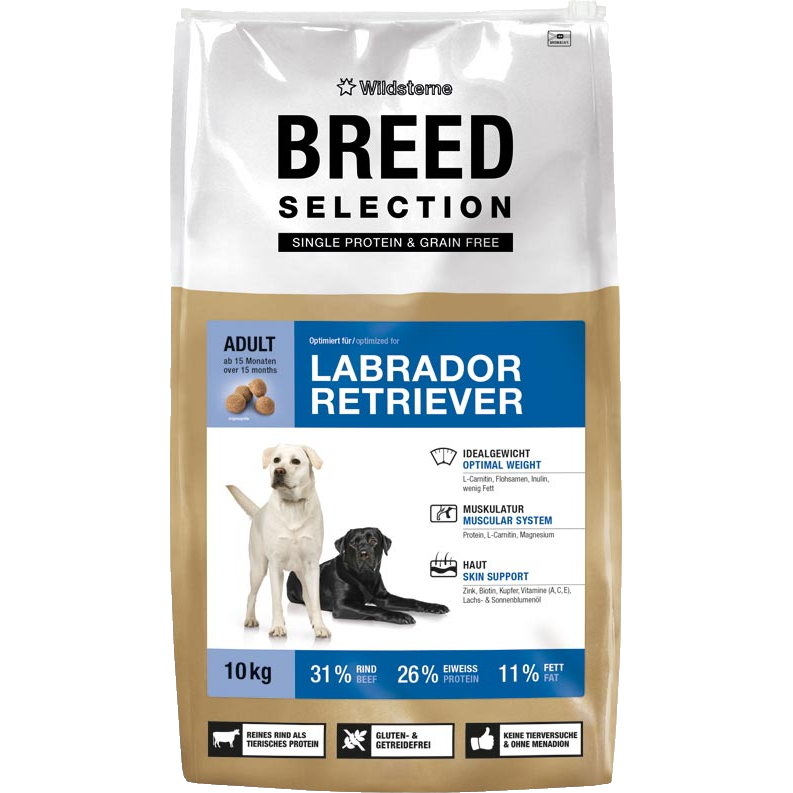 Wildsterne Breed Selection - Labrador Retriever - 10 kg 